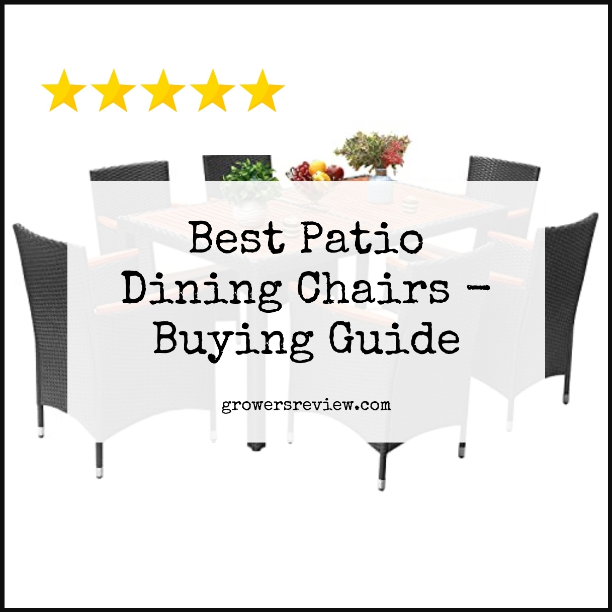 Best Patio Dining Chairs - Buying Guide
