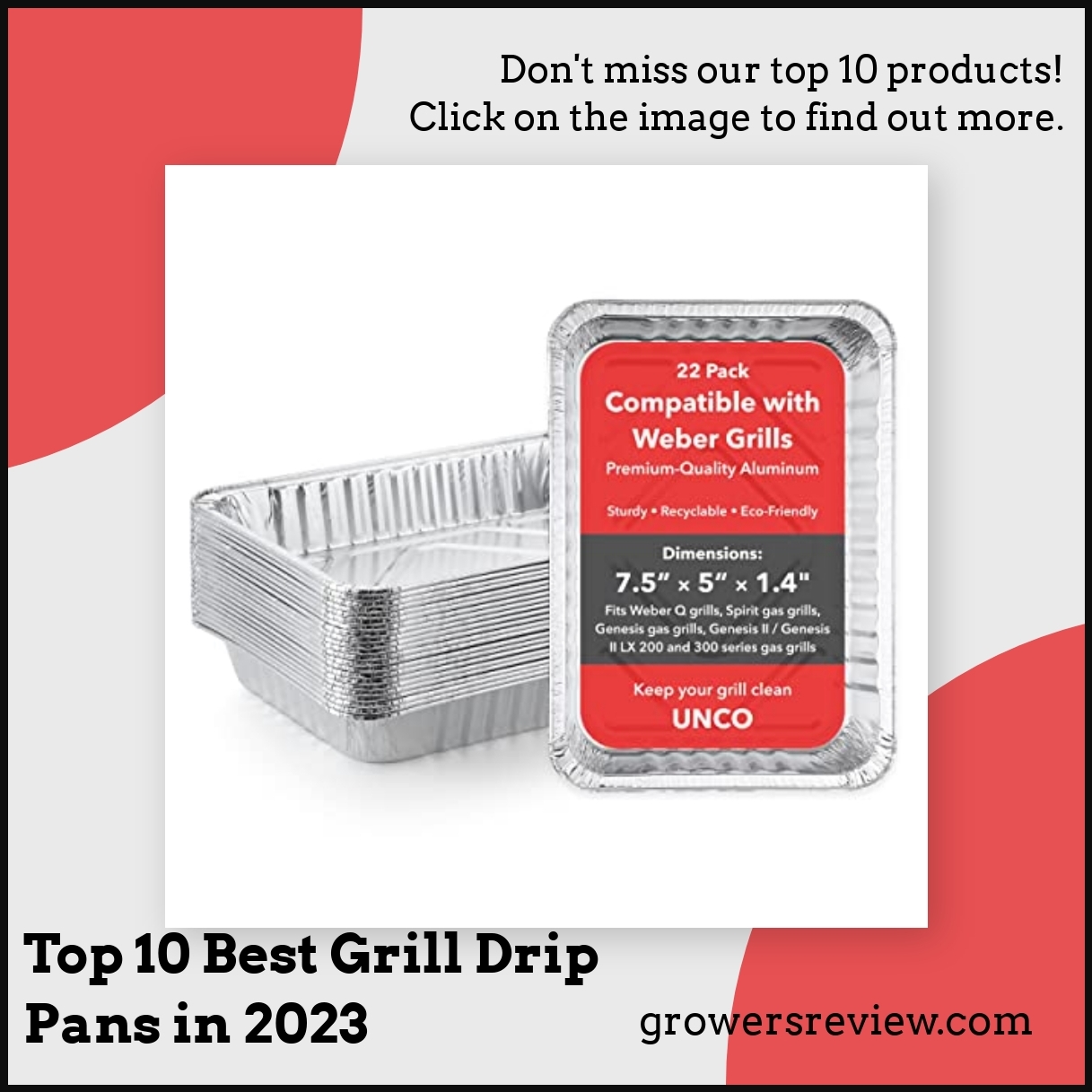 Top 10 Best Grill Drip Pans in 2024