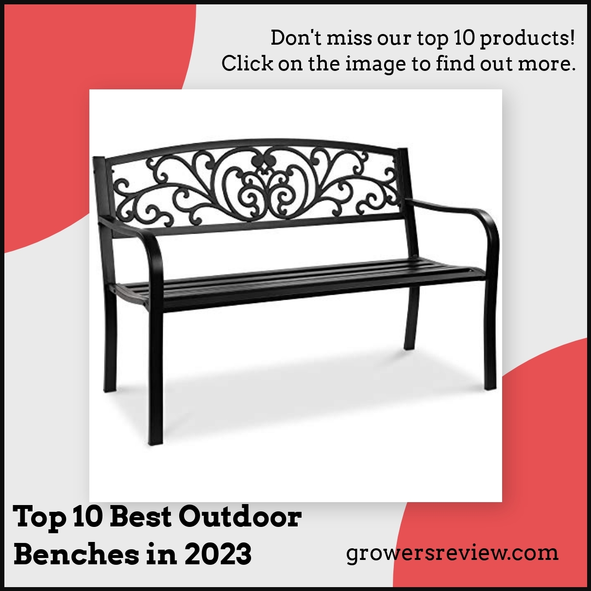 Top 10 Best Outdoor Benches in 2023