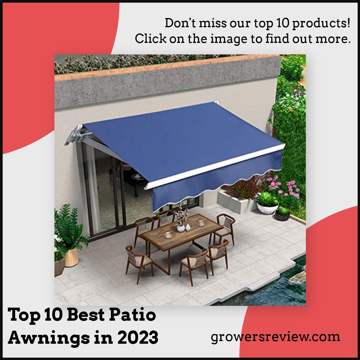 Top 10 Best Patio Awnings in 2024