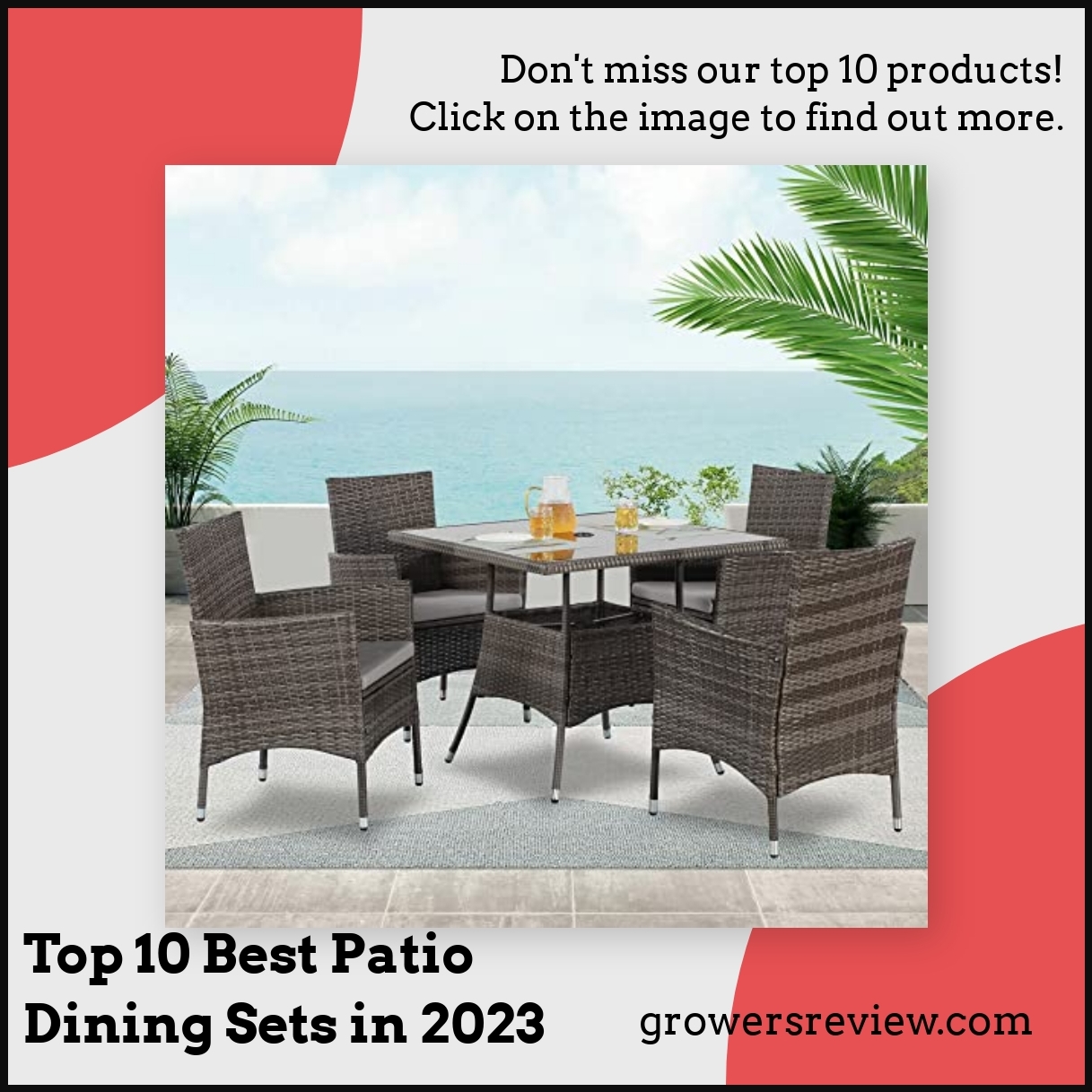 Top 10 Best Patio Dining Sets in 2024