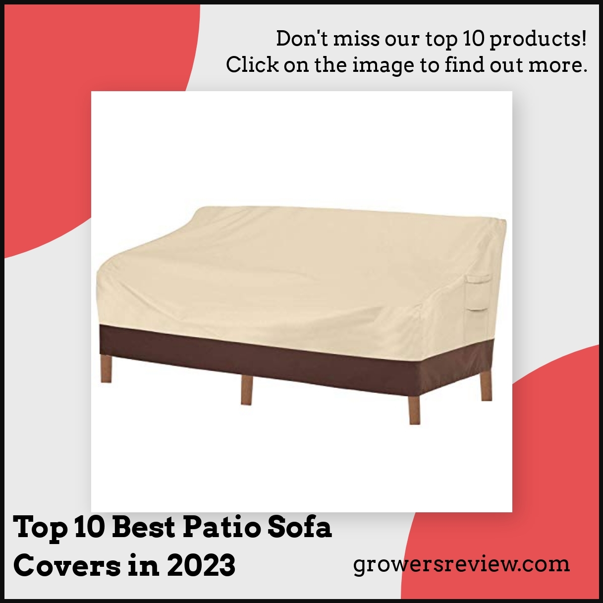 Top 10 Best Patio Sofa Covers in 2024