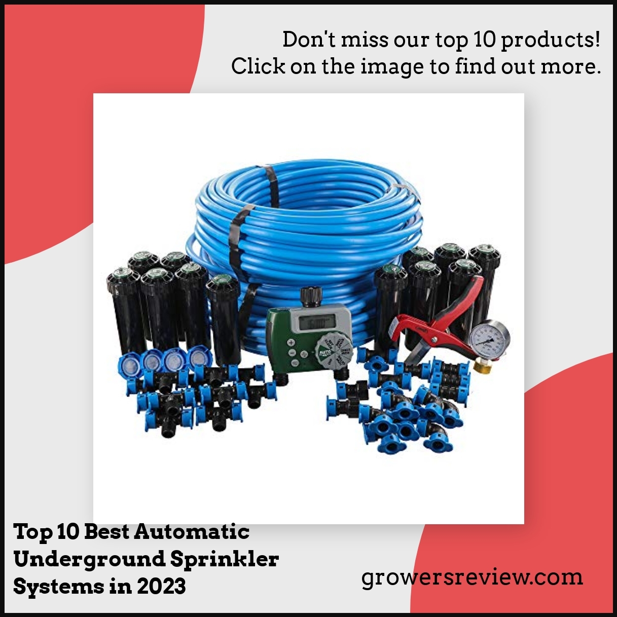 Top 10 Best Automatic Underground Sprinkler Systems in 2023