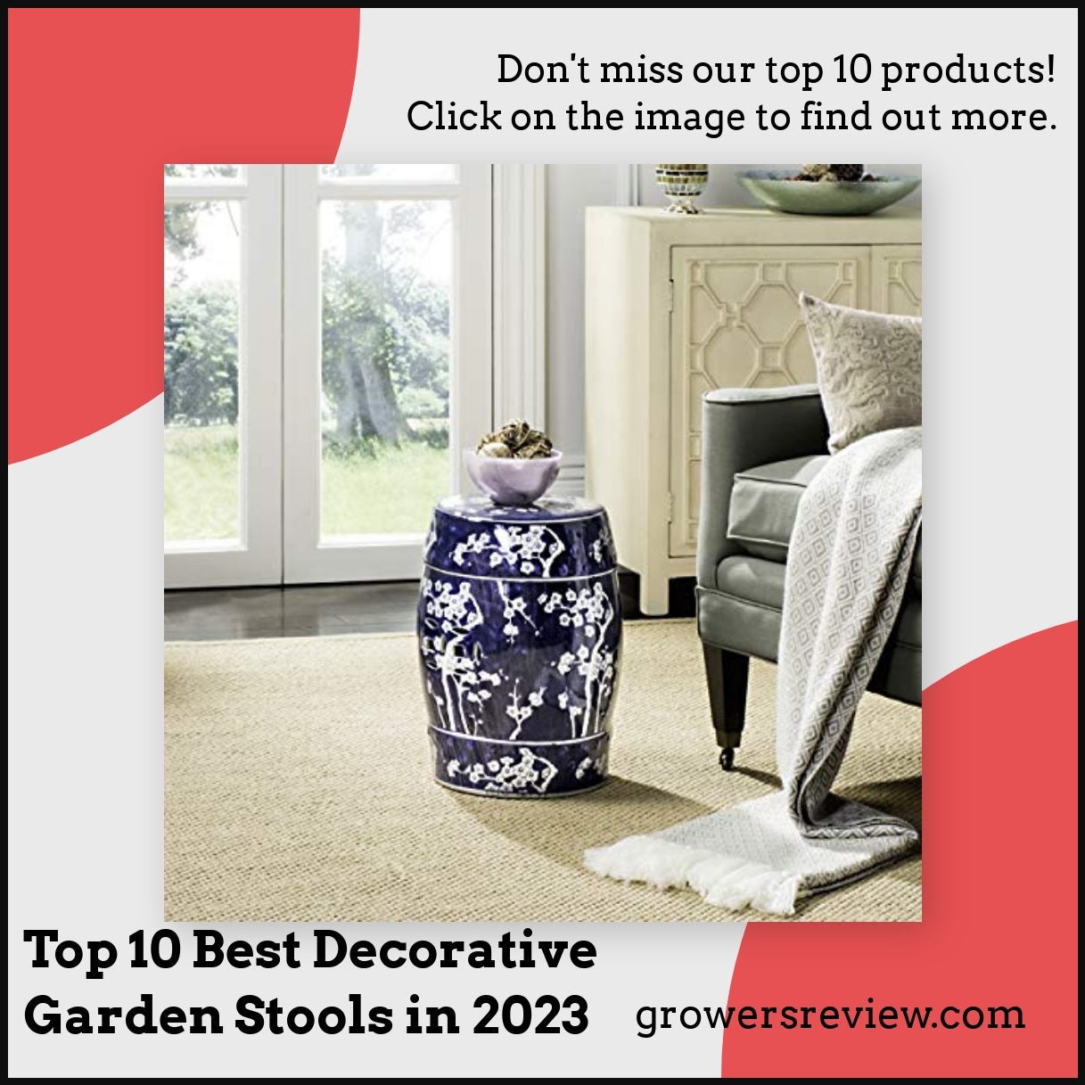 Top 10 Best Decorative Garden Stools in 2024