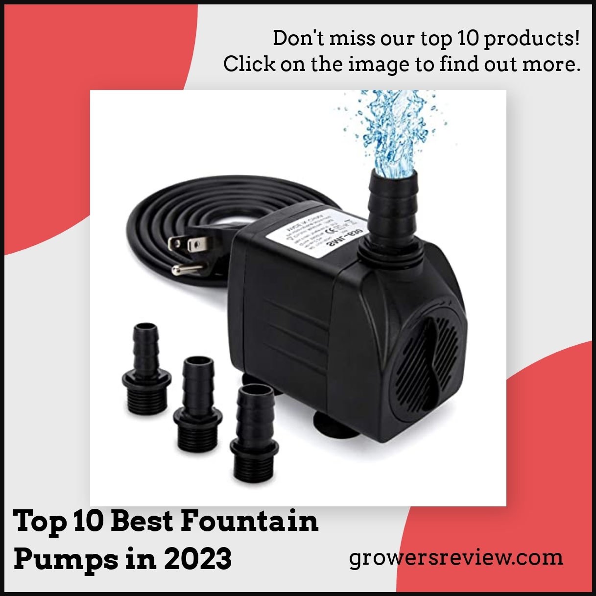 Top 10 Best Fountain Pumps in 2023