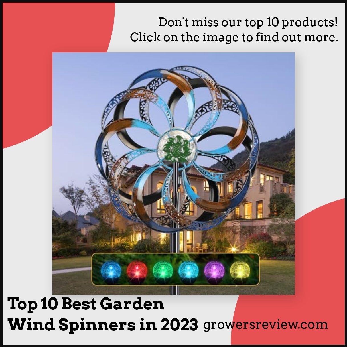 Top 10 Best Garden Wind Spinners in 2024