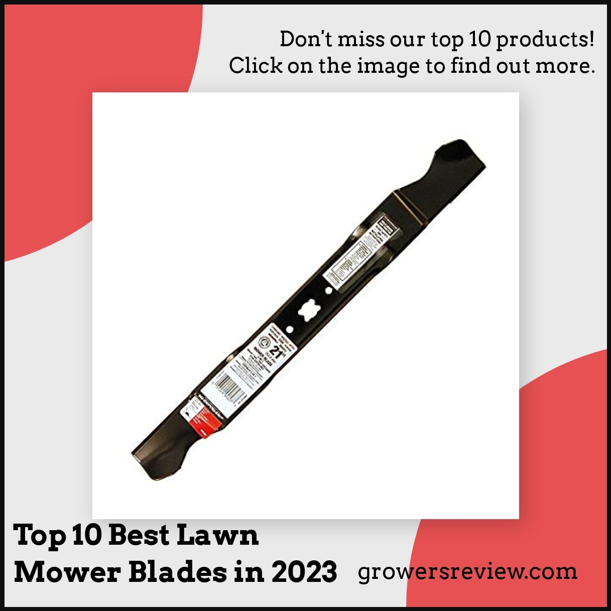 Top 10 Best Lawn Mower Blades in 2023
