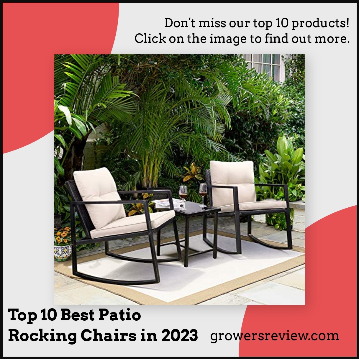 Top 10 Best Patio Rocking Chairs in 2023