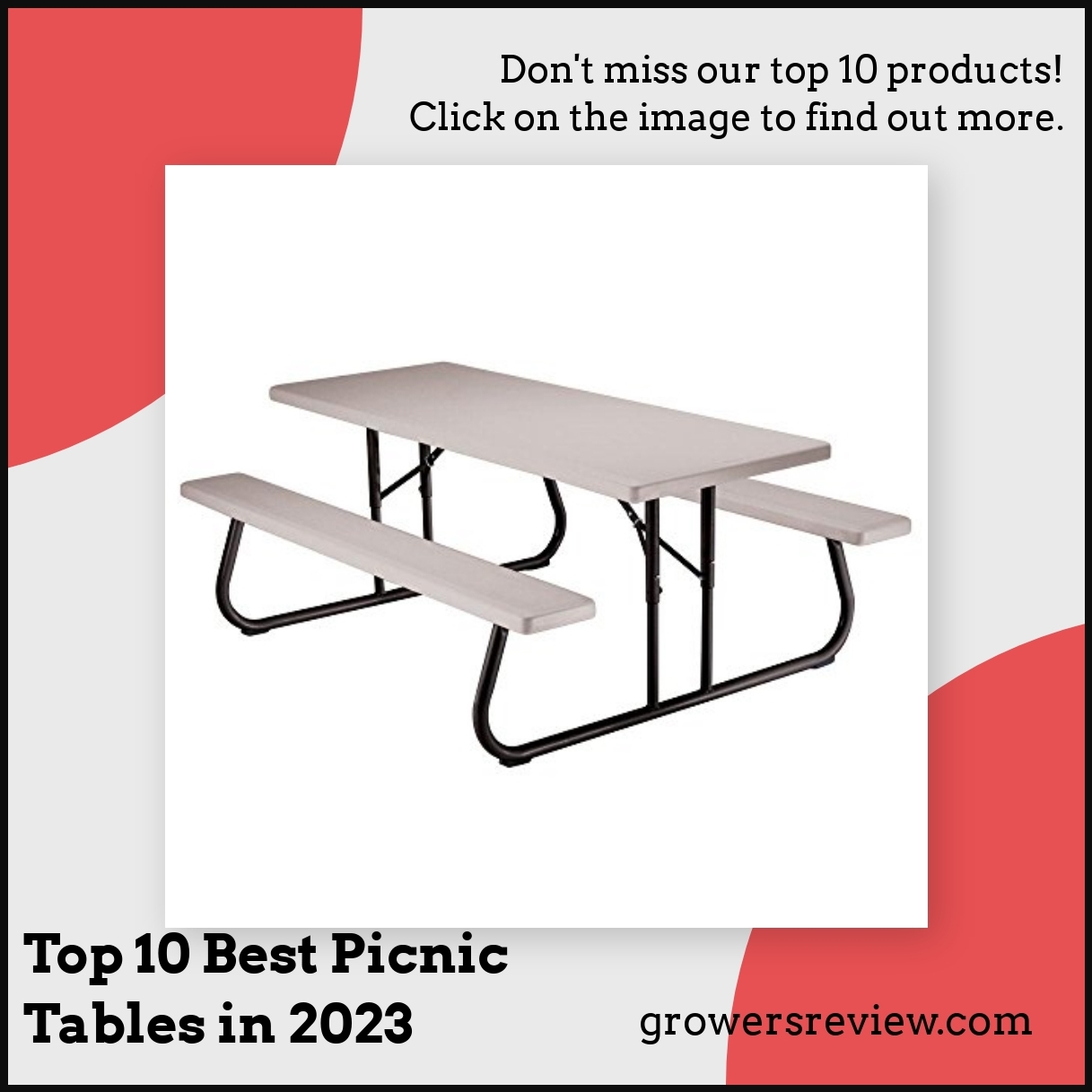 10 Best Picnic Tables 
