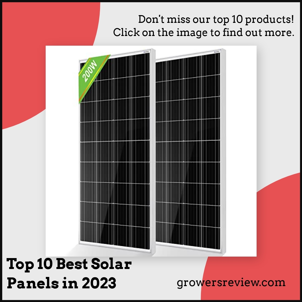 Top 10 Best Solar Panels in 2024