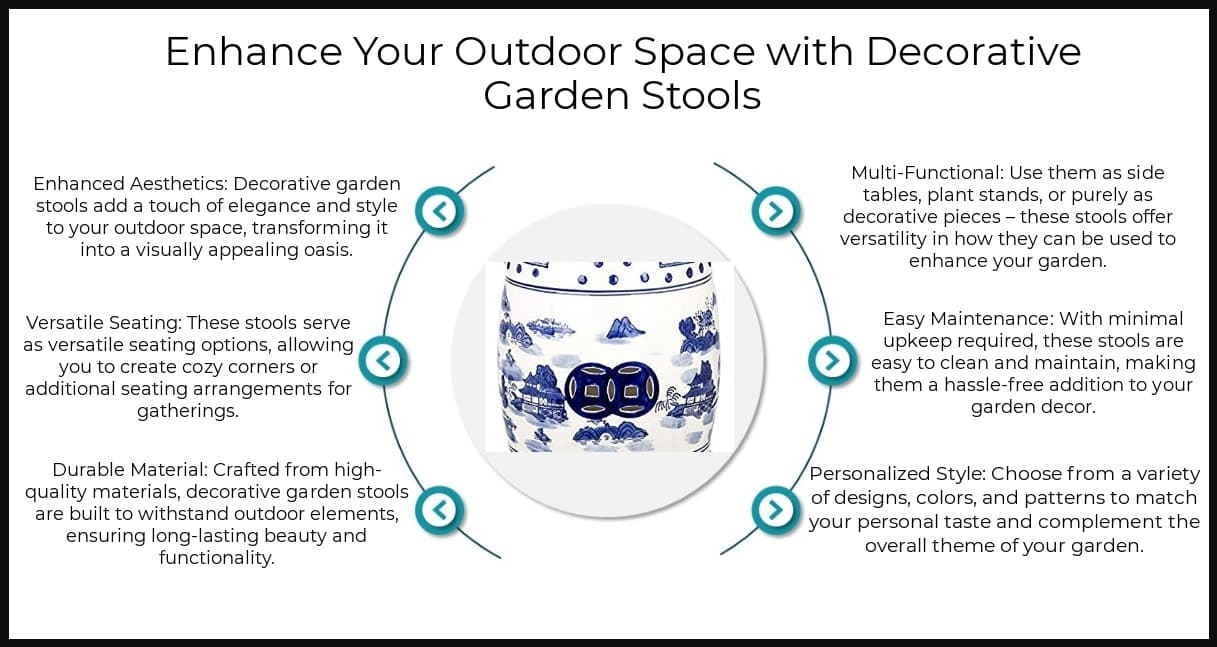 Benefits - Decorative Garden Stools
