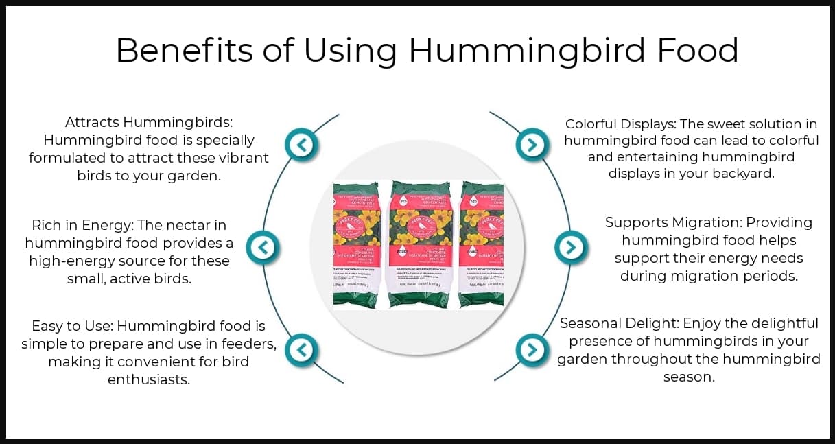 Benefits - Hummingbird Food