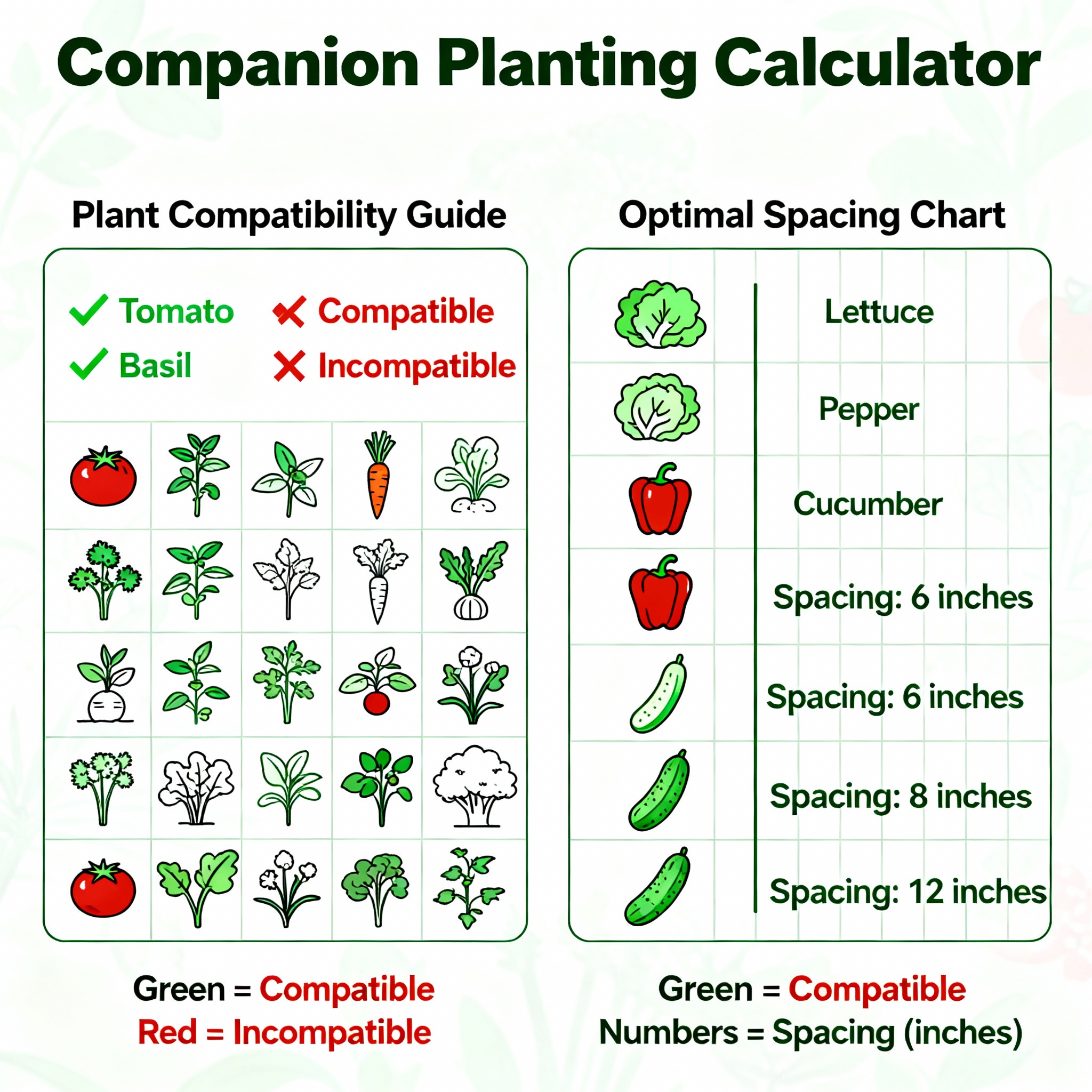 Companion Planting Calculator