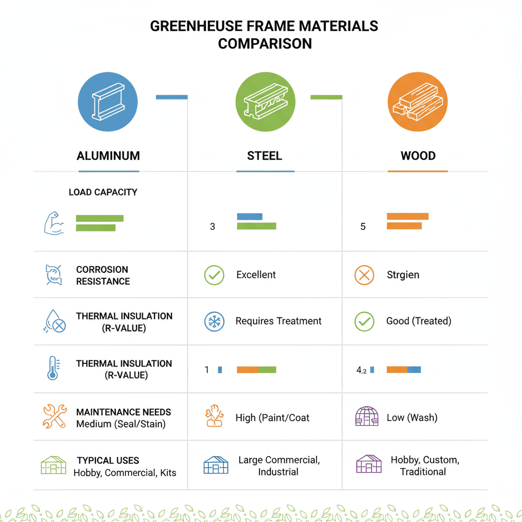 Frame Construction - Aluminum vs Steel vs Wood
