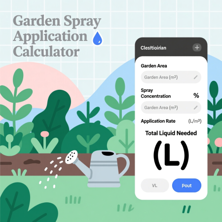 Garden Spray Application Calculator