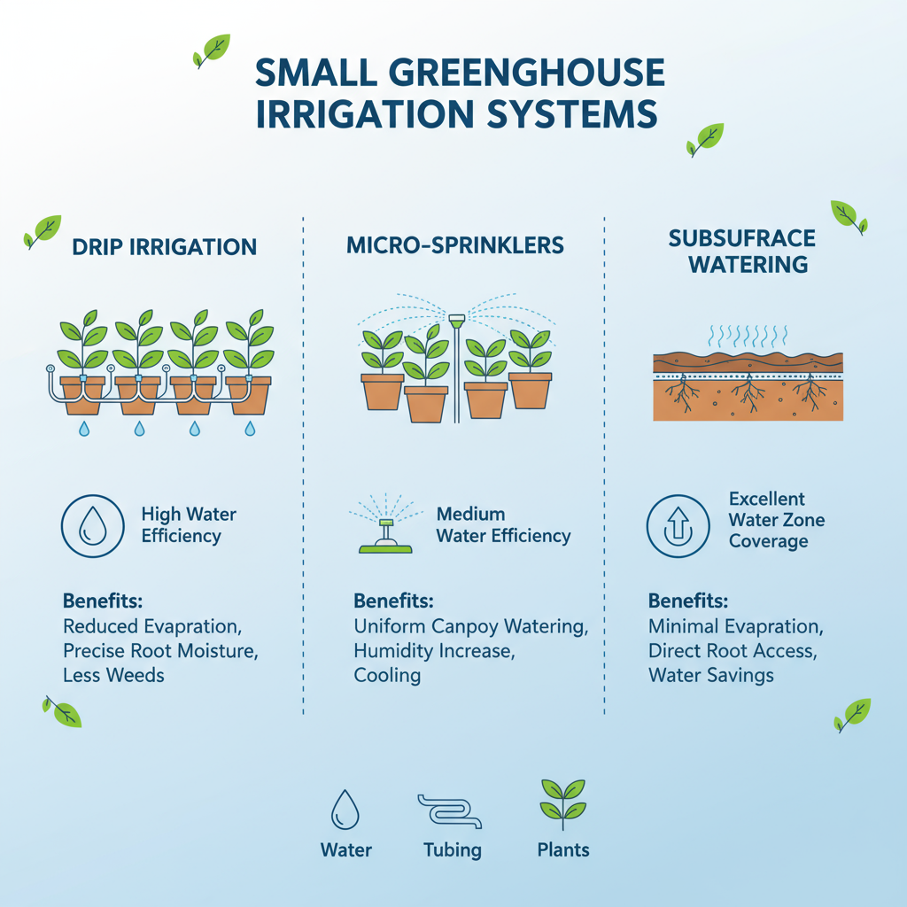Irrigation Systems for Small Greenhouses